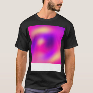 Blurred Colors Pattern Pink Paars T-shirt