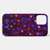 Blurred glittering kerstlampjes. Blurred abstr Case-Mate iPhone Case (Achterkant (horizontaal))