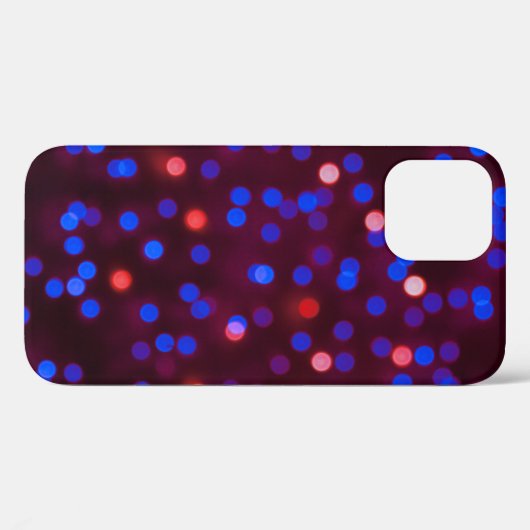 Blurred glittering kerstlampjes. Blurred abstr Case-Mate iPhone Case (Achterkant (horizontaal))