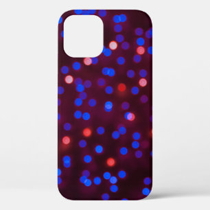 Blurred glittering kerstlampjes. Blurred abstr Case-Mate iPhone Case