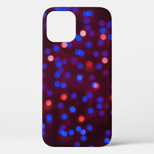 Blurred glittering kerstlampjes. Blurred abstr Case-Mate iPhone Case (Achterkant)