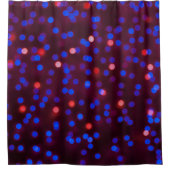 Blurred glittering kerstlampjes. Blurred abstr Douchegordijn (Voorkant)
