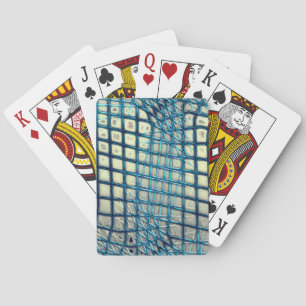 Blurred grijs cyaan, vergelijkbaar met een taille pokerkaarten