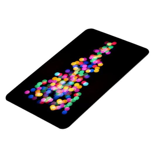 Blurred kerstlampjes magneet (Linkerzijde)