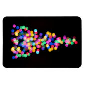 Blurred kerstlampjes magneet (Horizontaal)