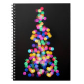Blurred kerstlampjes notitieboek (Voorkant)