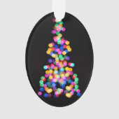 Blurred kerstlampjes ornament (voorkant)