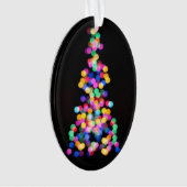 Blurred kerstlampjes ornament (voorkant)