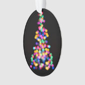 Blurred kerstlampjes ornament (voorkant)