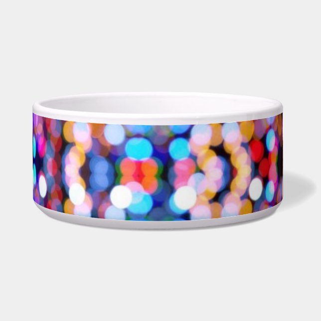 Blurred Lights Pet Bowl Voerbakje (Voorkant)