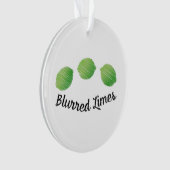 Blurred Limes Ornament (voorkant)