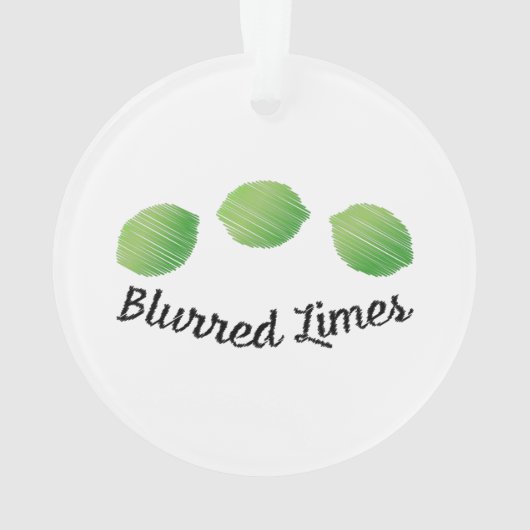 Blurred Limes Ornament (achterkant)