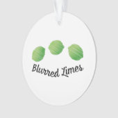 Blurred Limes Ornament (voorkant)
