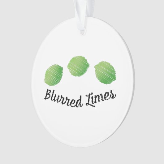 Blurred Limes Ornament (voorkant)