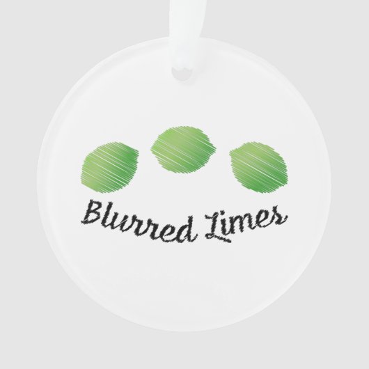 Blurred Limes Ornament (voorkant)