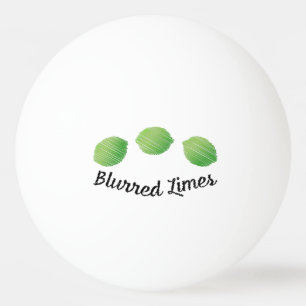 Blurred Limes Pingpongbal
