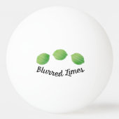 Blurred Limes Pingpongbal (Achterkant)