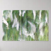 Blurred Motion Grass Natuur Abstract Poster (Voorkant)