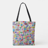 Blurred Squares Tote Bag (Achterkant)
