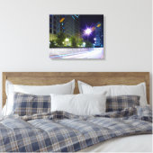 Blurred Traffic at Night Canvas Afdruk (Insitu (Slaapkamer))