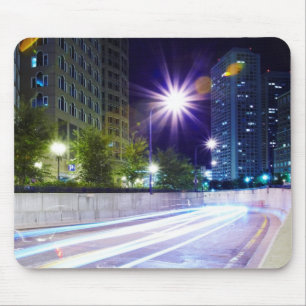 Blurred Traffic at Night Muismat
