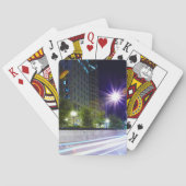 Blurred Traffic at Night Speelkaarten (Achterkant)