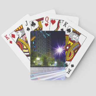 Blurred Traffic at Night Speelkaarten