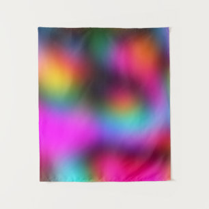 Blurrode kleuren uit de jaren '90 wandkleed
