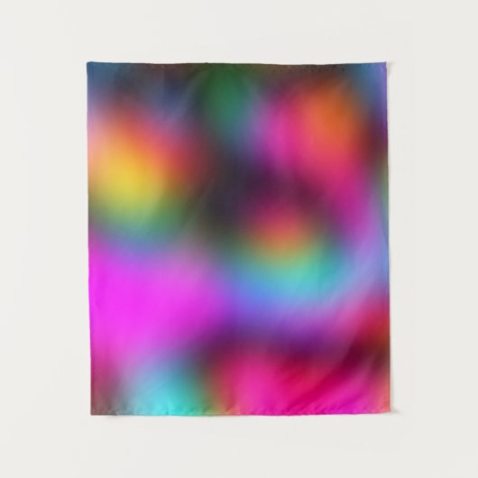 Blurrode kleuren uit de jaren '90 wandkleed (Voorkant)