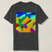 Blurrode lijnen t-shirt (Design voorkant)