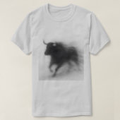 Blurry Bull – Motion & Power Abstract Art Tee T-shirt (Design voorkant)