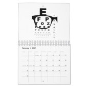 Blurry Eye Test Chart Kalender (Feb 2027)
