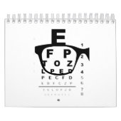 Blurry Eye Test Chart Kalender (Hoes)