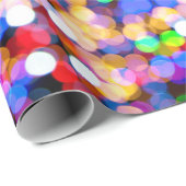 Blurry kerstlampjes cadeaupapier (Rol Hoek)