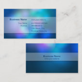 Blurry kleuren White Transparent Box Visitekaartje (Voorkant / Achterkant)