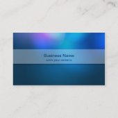 Blurry kleuren White Transparent Box Visitekaartje (Achterkant)