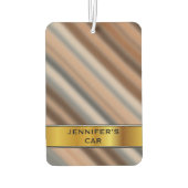 Blurry rustieke geïnspireerde strepen Patroon & Na Luchtverfrisser (Achterkant)