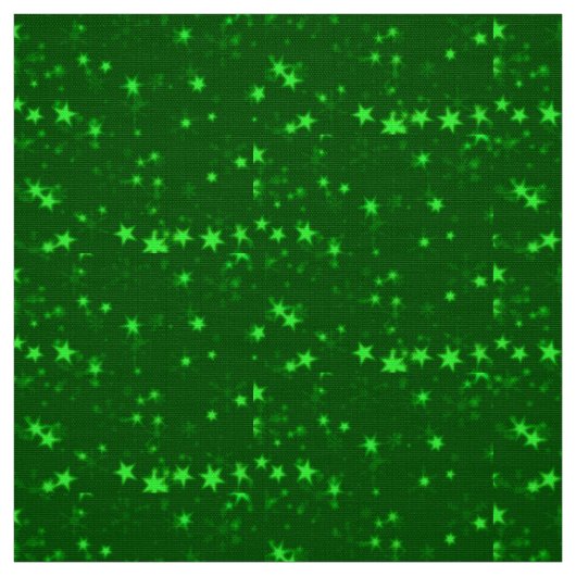 Blurry Stars groen Stof (Swatch)