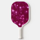 Blurry Stars roze Pickleball Paddle (Voorkant)