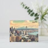 Blury Mass Mailing Seattle briefkaarten (Staand voorkant)