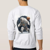 blusa branca masculina basketball  trui (Achterkant)