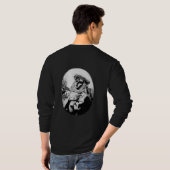 blusa d frio com estampa goth  t-shirt (Achterkant volledig)