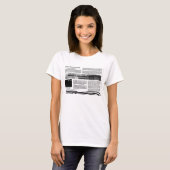Blusa Estampa de Jornal T-shirt (Voorkant volledig)