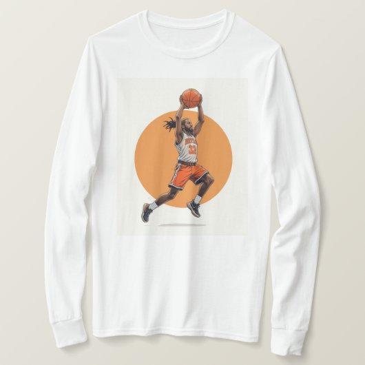 blusa feminina basket  t-shirt (Design voorkant)