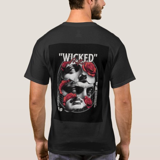 blusa masculina com estampa costa  t-shirt (Achterkant)