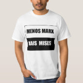 Blusa menos marx mais mises t-shirt (Voorkant)
