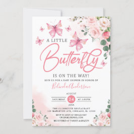 Blush A Little Butterfly is onderweg naar het Baby Kaart