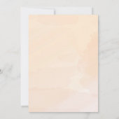 Blush Abridal Waterverf Brunch Uitnodiging (Achterkant)