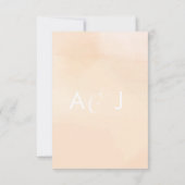 Blush Abritish Waterverf Wedding Save the Date (Achterkant)