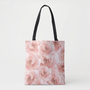 Blush Abstracte Waterverf Roos Elegant  Tote Bag